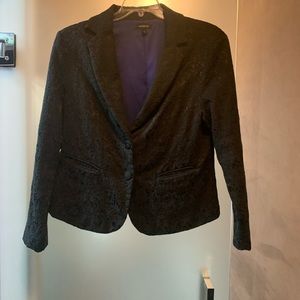 Black two button blazer